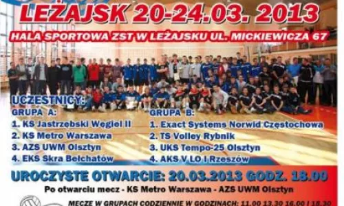 Osiem najlepszych drużyn juniorskich w Polsce rozpocznie walkę o medale Mistrzostw Polski. Leżajsk przez 5 dni stolicą młodzieżowej siatkówki w Polsce.